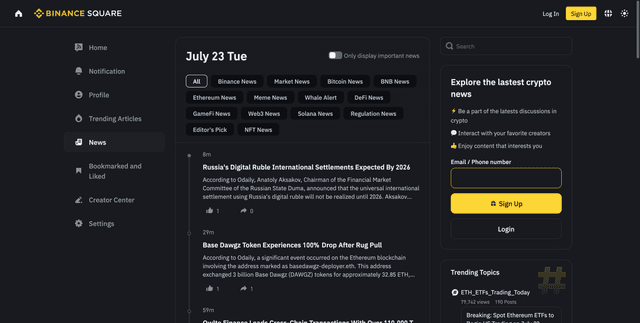 Binance News