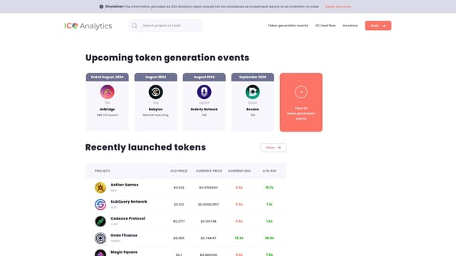 ICO Analytics