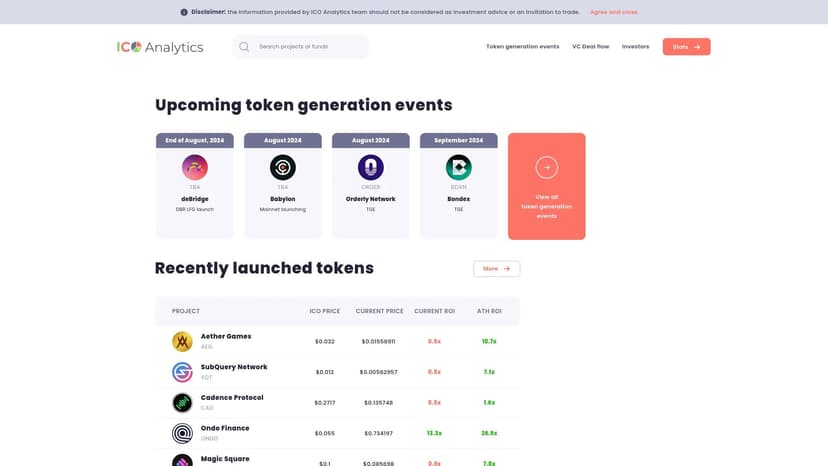 ICO Analytics